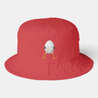 RG & RA Quirky Egg Character Cute Design Bucket Hat