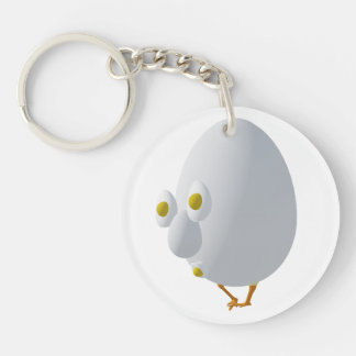 RG & RA Quirky Egg Character Cute Design Keychain