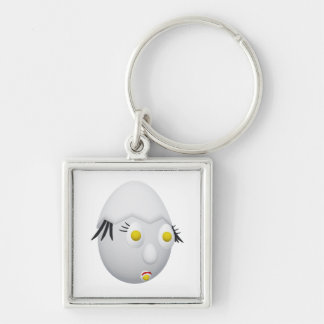 RG & RA Quirky Egg Character Cute Design Keychain