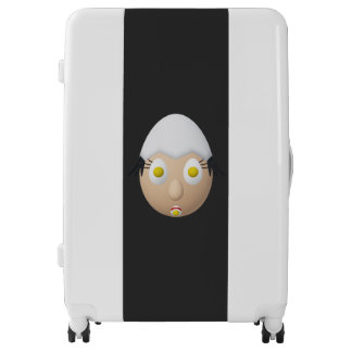 RG & RA Quirky Egg Character Cute Design Luggage