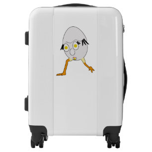 RG & RA Quirky Egg Character Cute Design Luggage