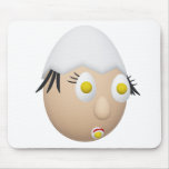 RG & RA Quirky Egg Character Cute Design Mouse Pad