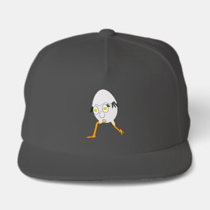 RG & RA Quirky Egg Character Cute Design Snap Back Hat