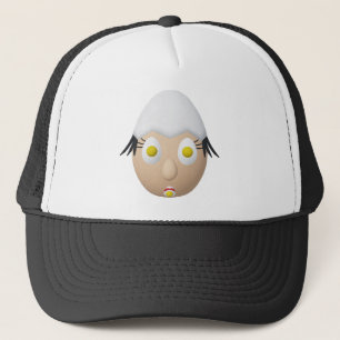 RG & RA Quirky Egg Character Cute Design Trucker Hat