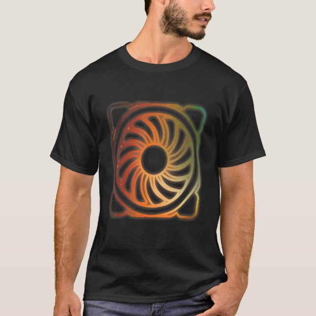 Rgb Case Fan Modding A Pc Masterrace Gaming Comput T-Shirt (Front)