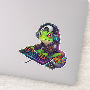 RGB Chaos Gamer Frog Sticker