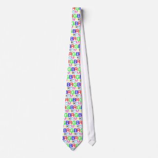 RGB CMYK NECK TIE