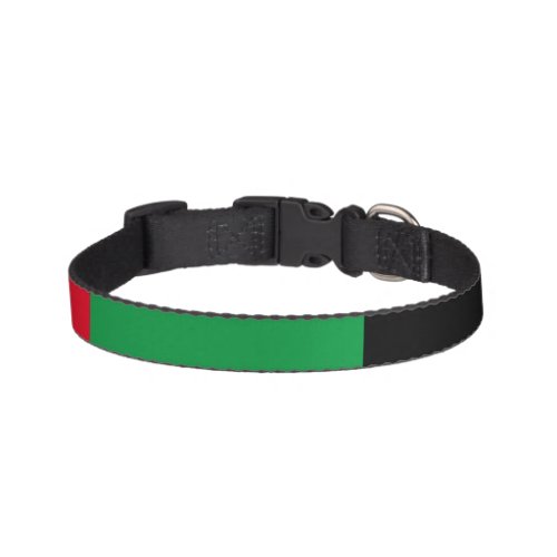 RGB Pan African Flag  Pet Collar