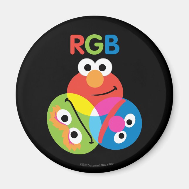 RGB Sesame Street Magnet (Front)