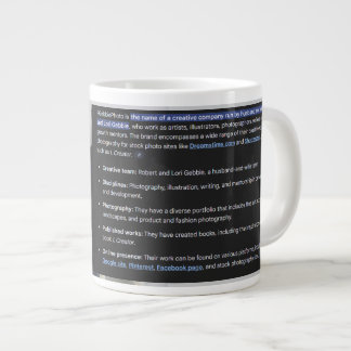 RGPhoto Wermz Logo with Description Giant Coffee M Giant Coffee Mug