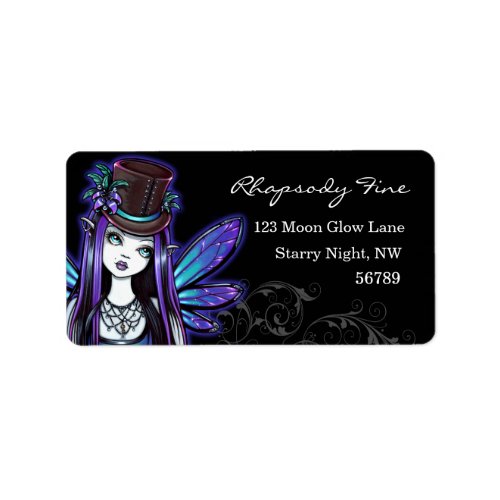 "Rhapsody" Gothic Absinthe Fairy Art Labels