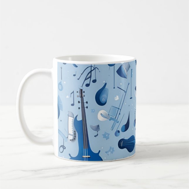 Rhapsody in Blue Mug (Left)