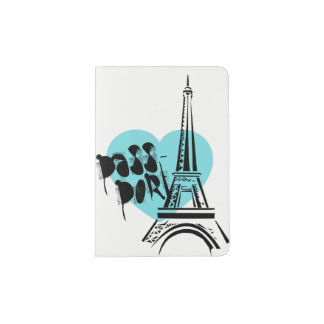 Rhapsody in blue. passport holder