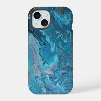Rhapsody in Turquoise iPhone 15 Case