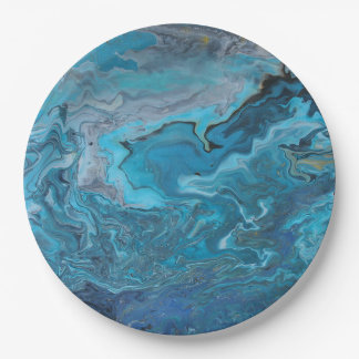 Rhapsody in Turquoise Paper Plates