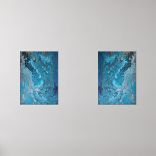 Rhapsody in Turquoise Wall Art Sets
