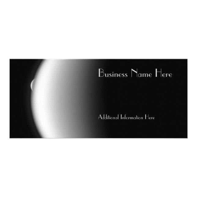 Rhea Emerges from Titan 2012 Calendar Rack Card (Front)