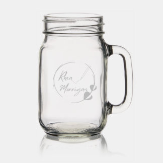 Rhea Morrigan Mason Jar with Handle