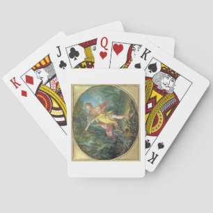 Rhea Sylvia fleeing from the Wolf, 1756 Poker Cards