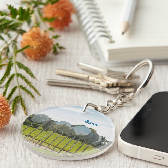 Rheinaue Park in Bonn Keychain (Front Right)