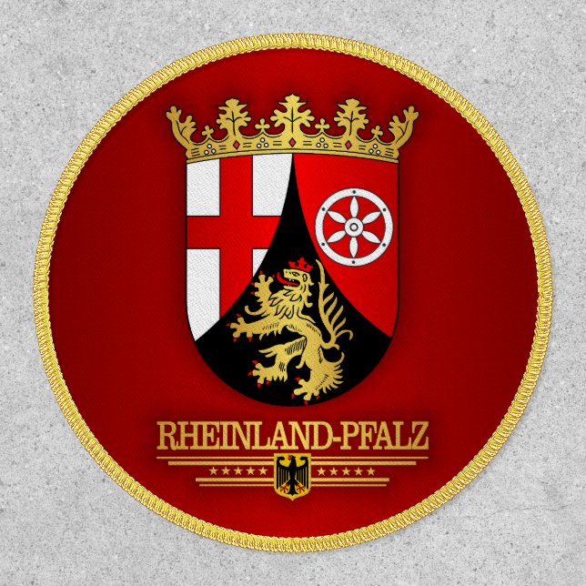 Rheinland-Pfalz (Rhineland-Palatinate) COA Patch (Front)