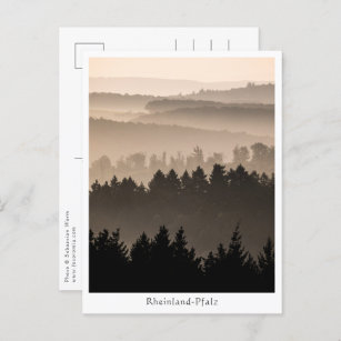 Rheinland-Pfalz Woodland Hills Landscape Photo Postcard