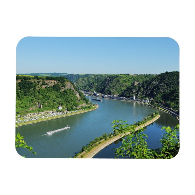 Rheintal an der Loreley Magnet (Horizontal)