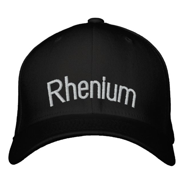 Rhenium Embroidered Baseball Hat (Front)