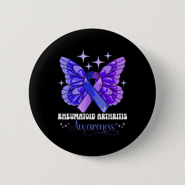Rheumatoid Arthritis Awareness  Button (Front)