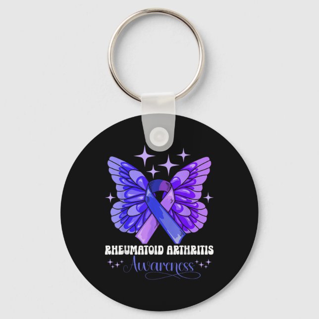 Rheumatoid Arthritis Awareness  Keychain (Front)