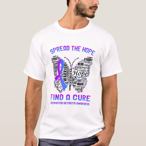 Rheumatoid Arthritis Awareness Month Ribbon Gifts T_Shirt