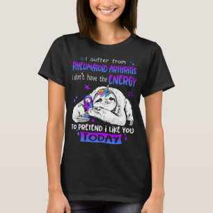Rheumatoid Arthritis Awareness Month Ribbon Gifts T-Shirt