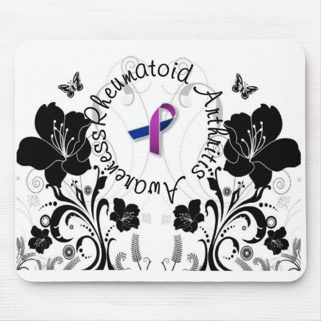 Rheumatoid Arthritis Awareness Mouse Pad (Front)