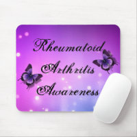 Rheumatoid Arthritis Awareness Month Ribbon Gifts Mouse Pad