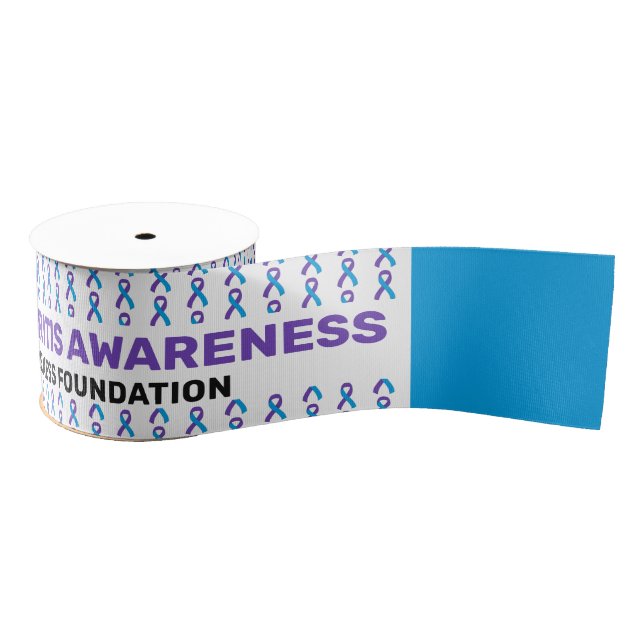 Rheumatoid Arthritis Awareness Pattern Ribbon (Spool)