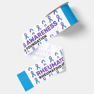 Rheumatoid Arthritis Awareness Pattern Ribbon