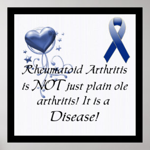 Rheumatoid Arthritis is not just..Awareness Poster