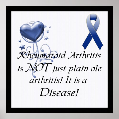 Rheumatoid Arthritis is not justAwareness Poster