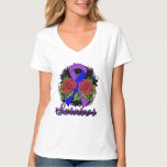 Rheumatoid Arthritis Survivor Rose Grunge Tattoo T-Shirt