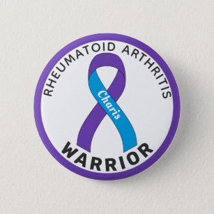 Blue Purple Ribbon Symbol Rheumatoid Arthritis Stock Vector (Royalty Free)  191309951