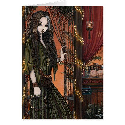 Rhianon Bohemian Coffee Shop Girl (Front)