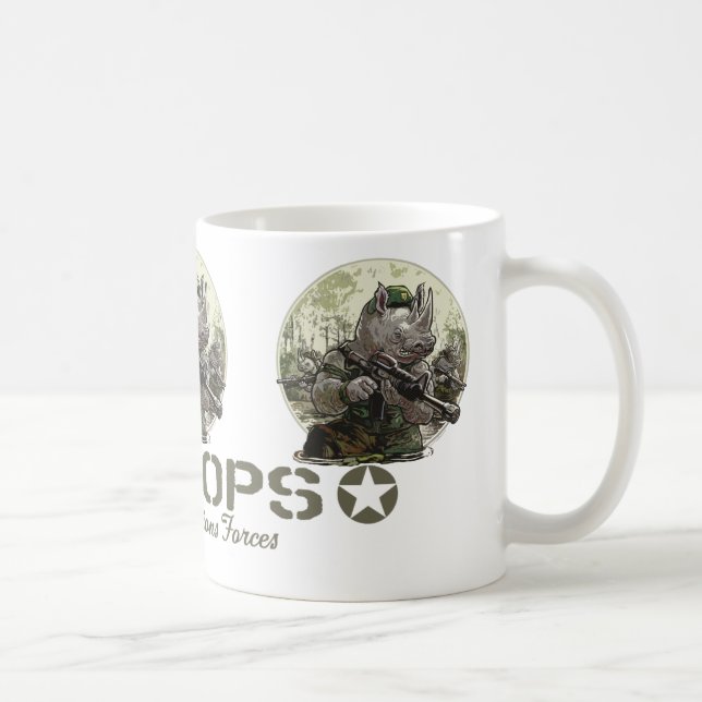 Rhin Ops Special Operations Forces Gear Coffee Mug (Right)