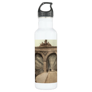 Rhine Bridge, Mannheim, Germany Water Bottle