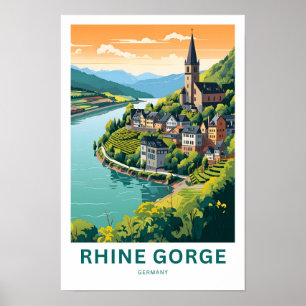 Rhine Gorge Germany Travel Print