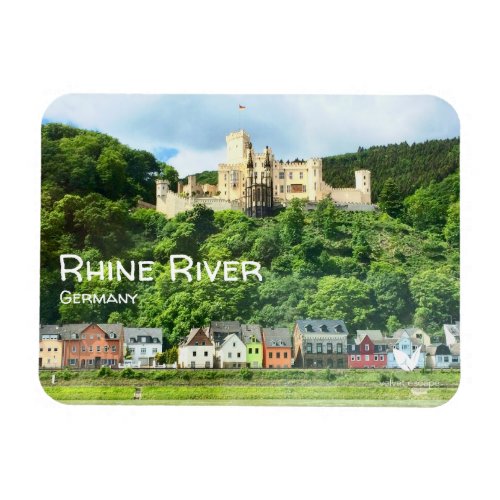 Rhine River _ fridge magnet by Velvet Escape