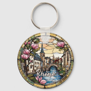 Rhine River Germany Keychain