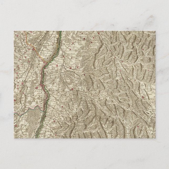 Rhine River Valley, France Postcard (Front)