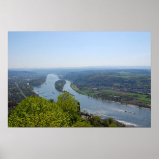 Rhine valley near Bonn Poster