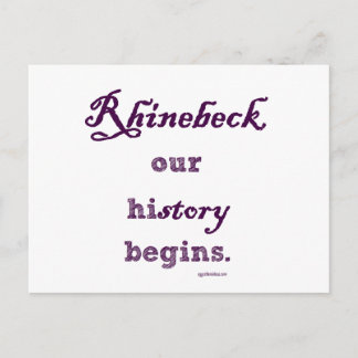 Rhinebeck, my history starts here. postcard