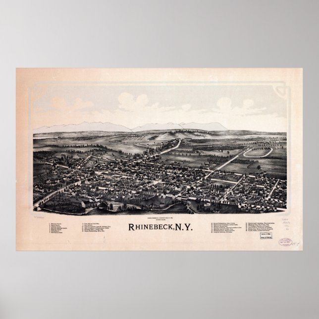 Rhinebeck, New York (1890) Poster (Front)